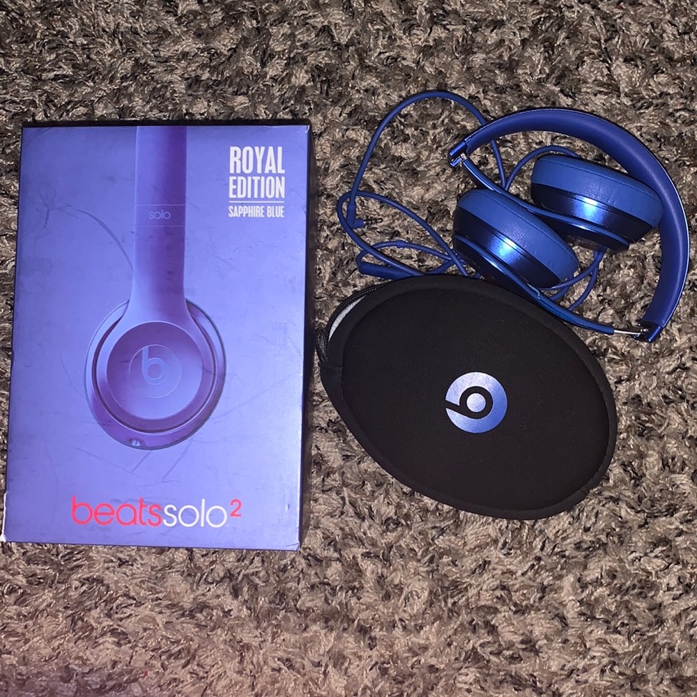 Beats Solo 2 Royal Edition, Sapphire Blue (Wired)